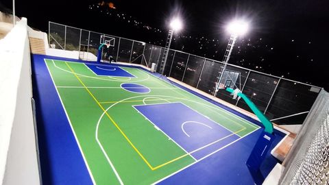 Ανακατασκευάστηκε το γήπεδο καλαθοσφαίρισης του Γυμνασίου Αστυπάλαιας