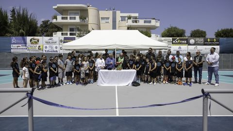Εγκαίνια στο πλήρως ανακαινισμένο γήπεδο καλαθοσφαίρισης του Δήμου Ρόδου